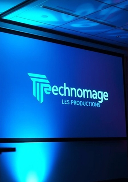Projection vidéo de Technomage