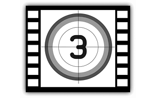 Décompte avant le début d'un film