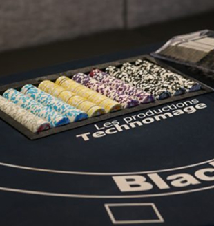Table de blackjack